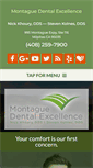 Mobile Screenshot of montaguedentalexcellence.com
